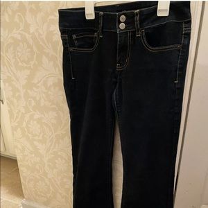 American Eagle Stretch Vintage Flare Denim Jeans Women's 6 regular Blue Low Rise